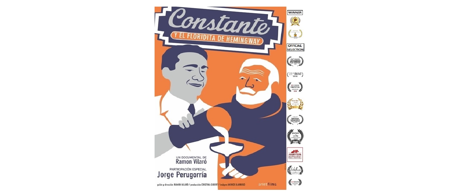 documental Constante y el Floridita de Hemingway