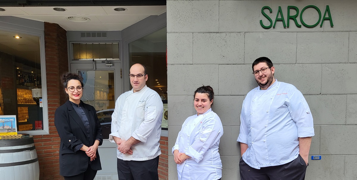 Salvador Trabalón, Aroa Núñez, Josep Salvador y Carla Casanovas