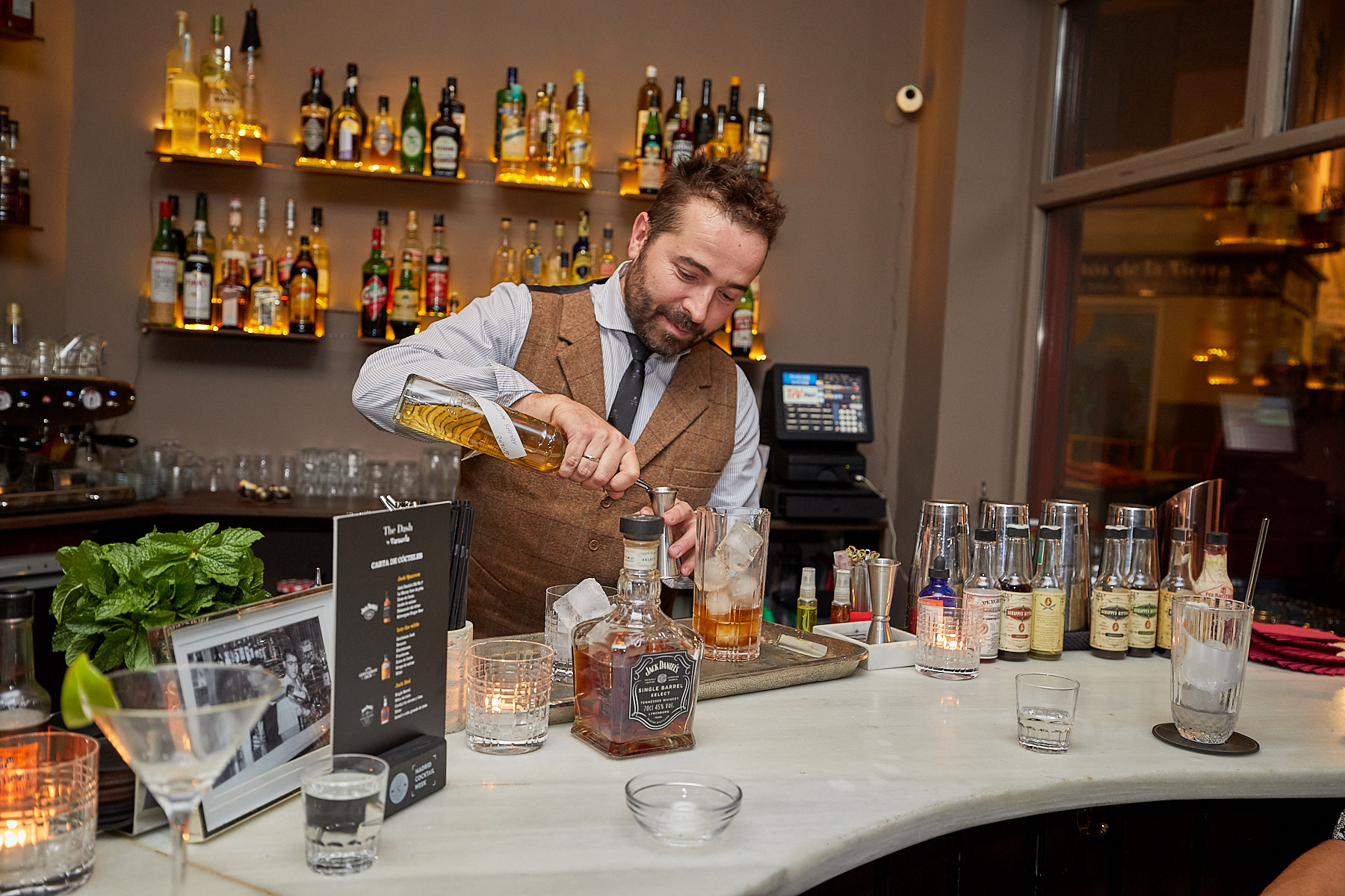 Borja Cortina en el BD de Jack Daniels en The Dash