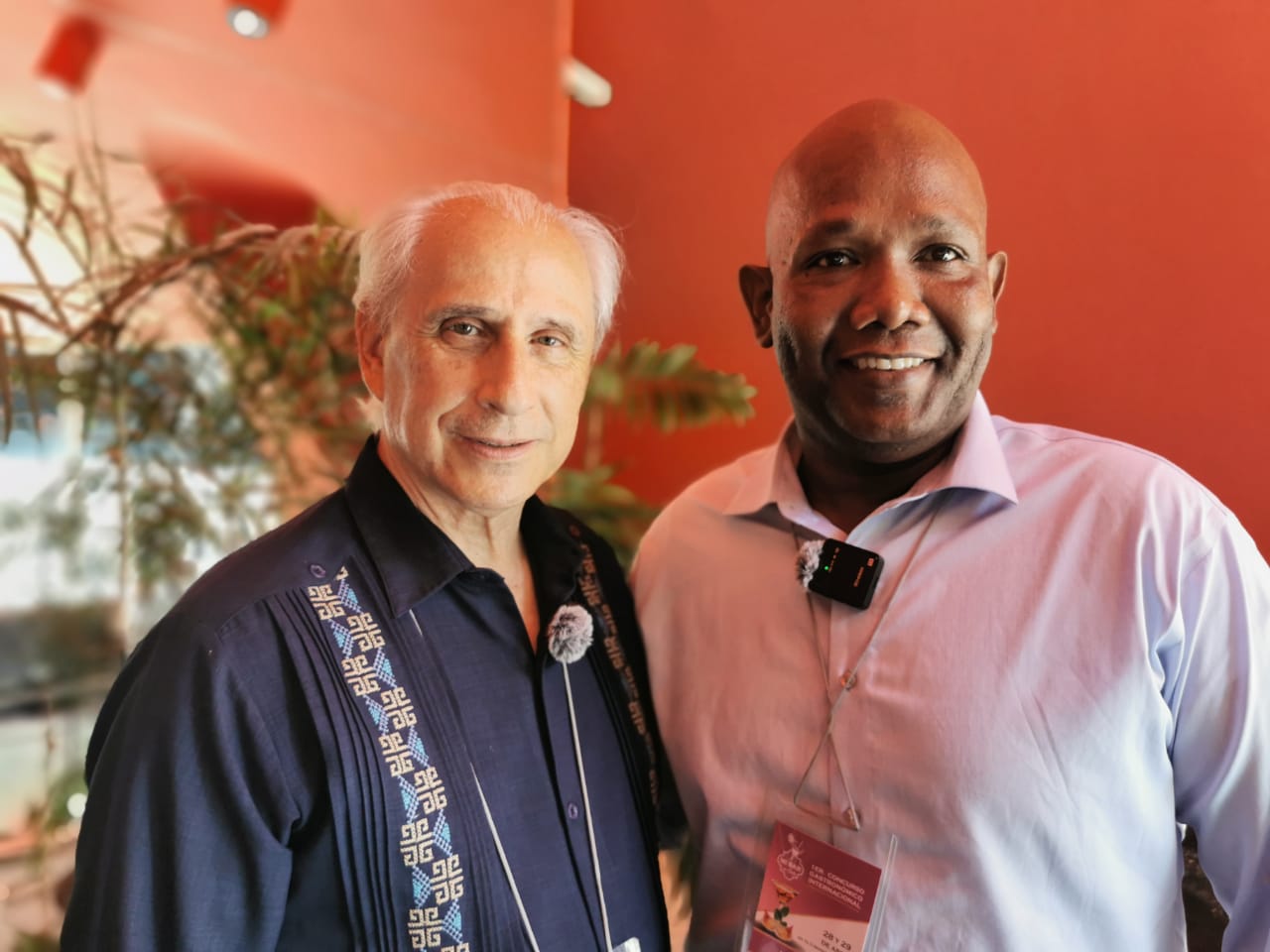 Eddis Naranjo y José Carlos de Santiago