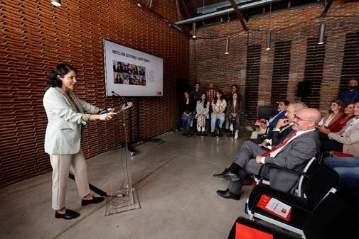 Patricia Mota de Hostelería Madrid en la presentación