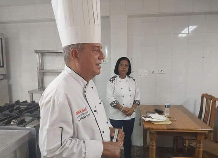 Eddy Fernández, Presidente de la Federación Culinaria de Cuba