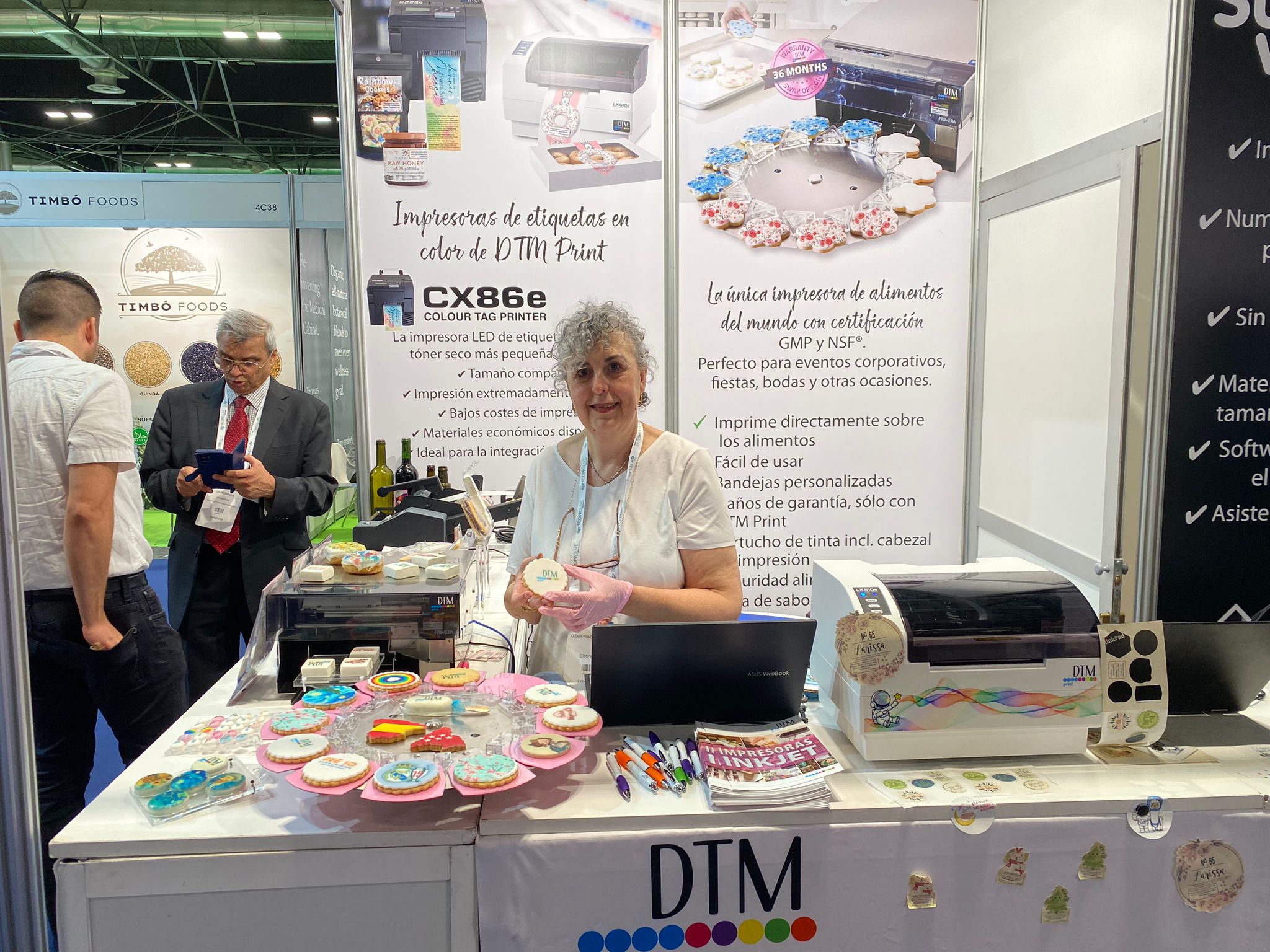 impresora de DTM Print con tinta comestible