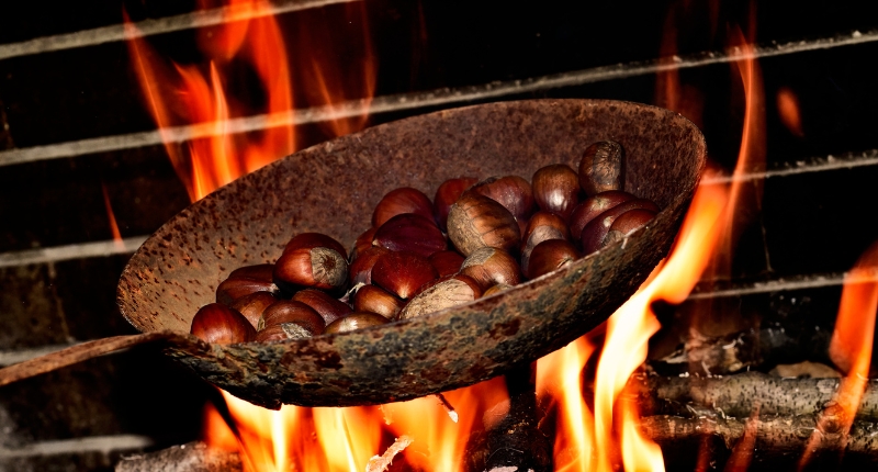 castañas otoño