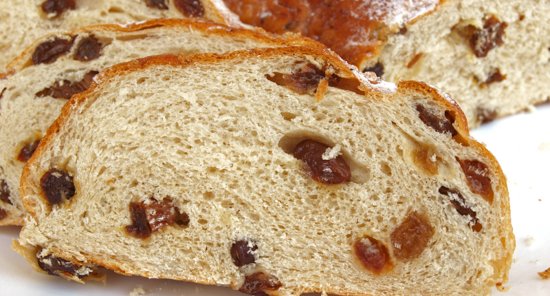 pan canela pasas