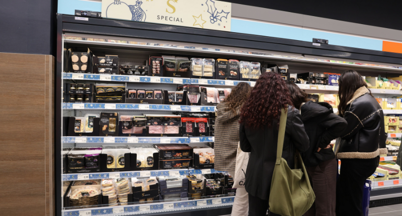 Evolución de compras para las comidas navideñas