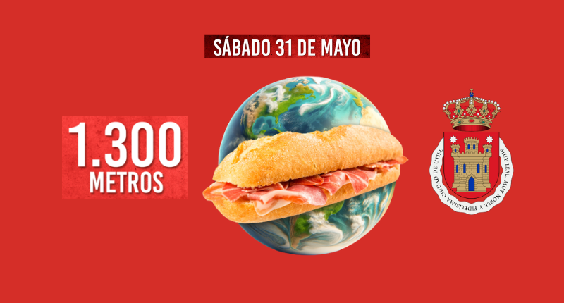 Utiel preparará el bocadillo de jamón más largo del mundo en solidaridad con los afectados de la DANA