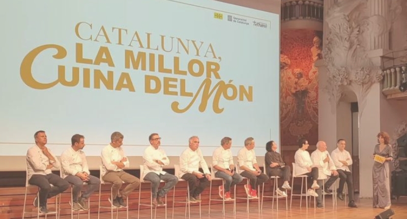chefs en la presentación de Cataluña, la mejor cocina del mundo