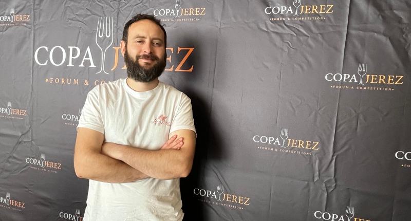 David Villalón sumiller de Angelita en XI Copa Jerez