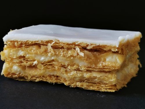 Mil hojas crema pastelera