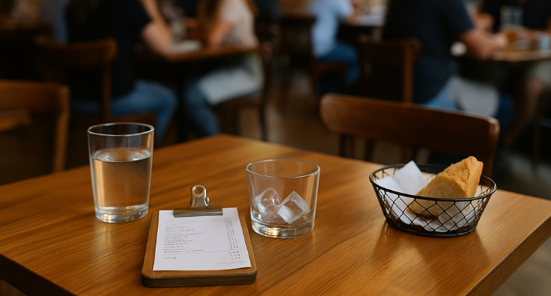 qué pueden cobrarte en bares y restaurantes