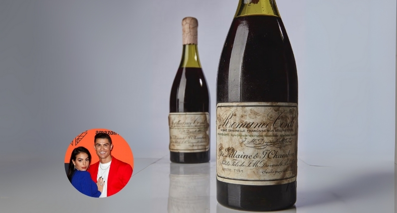 vino más caro del mundo anillo Georgina y Cristiano