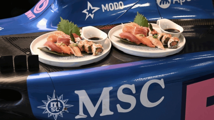 Menú de MSC Cruceros en F1