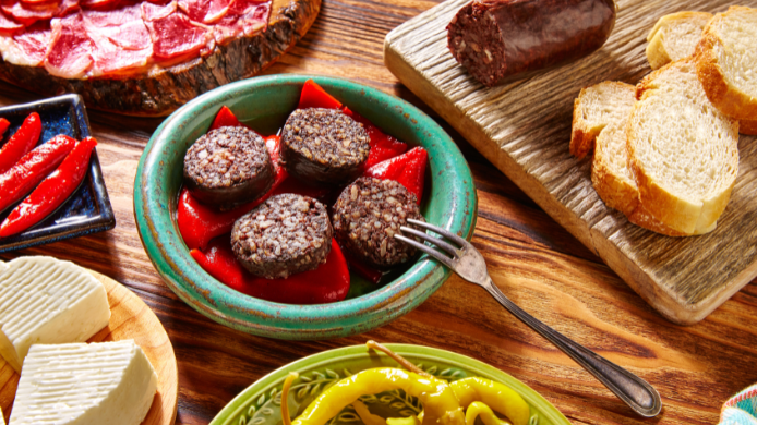 Tapas de morcilla Tapas de morcilla
