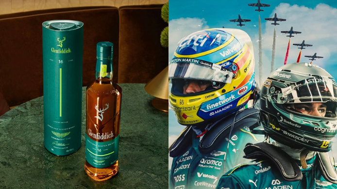 Whisky para la F1: Glenfiddich 16 x Aston Martin 