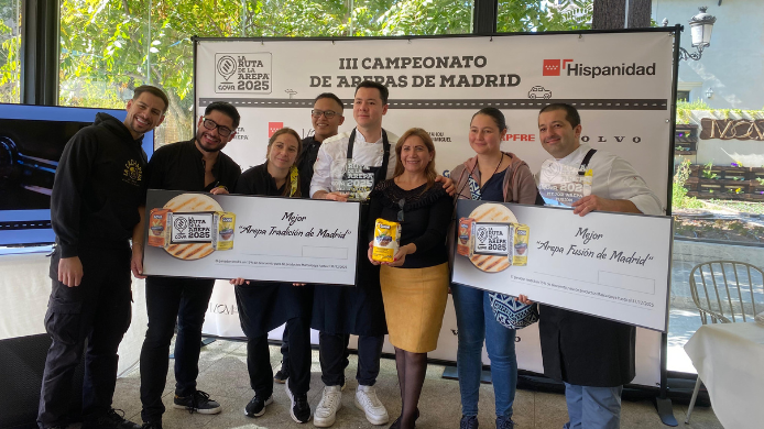 Ganadores del III Campeonato de Arepas de Madrid