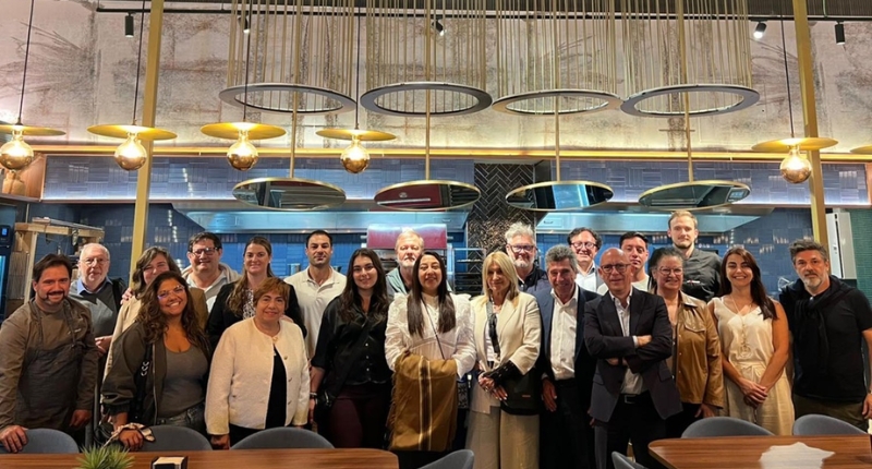 Delegación de Fehgra gastronomía argentina en europa