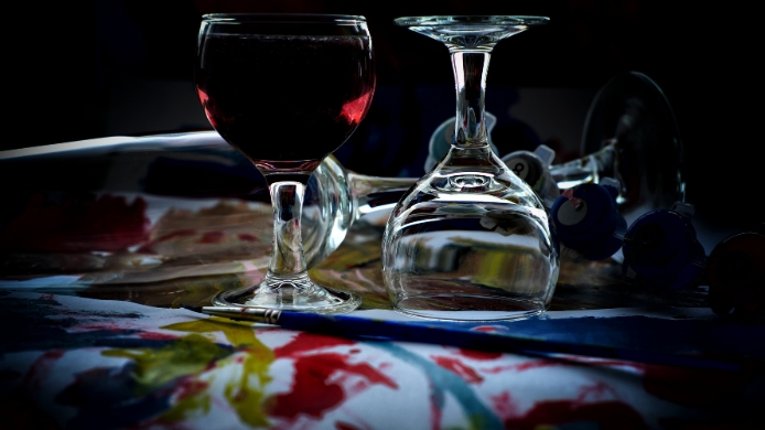 Arte y vino italiano