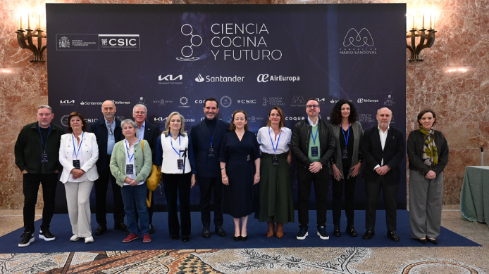 Mario Sandoval y el CSIC reinventan la cocina con una visión científica del futuro gastronómico Mario Sandoval y el CSIC reinventan la cocina con una visión científica del futuro gastronómico