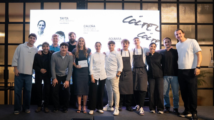 Encragados del cóctel del I Encuentro de Talento Joven de la Gastronomía 