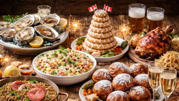 Así se come el Fin de Año en Europa