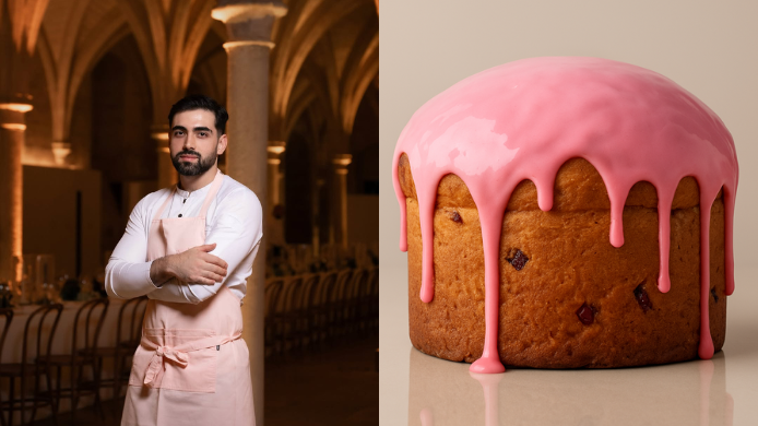 Panettone rosa de Alejandro Serrano 