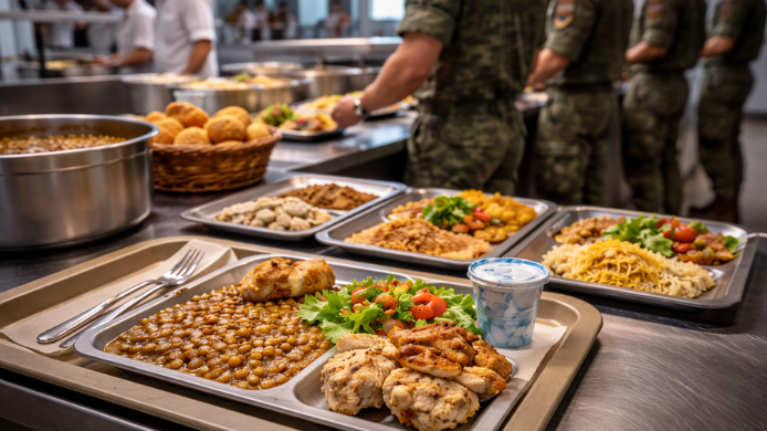 Así se come en el Ejército español