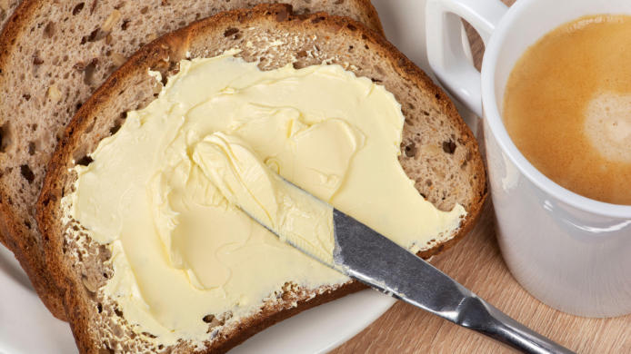 Mantequilla y margarina