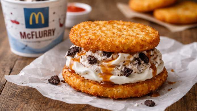  McFlurry:  patata crujiente y helado cremoso