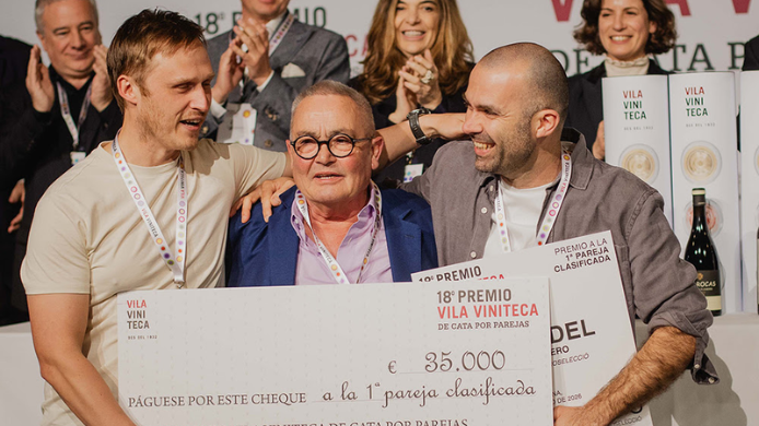 Ganadores cata por parejas Vila Viniteca