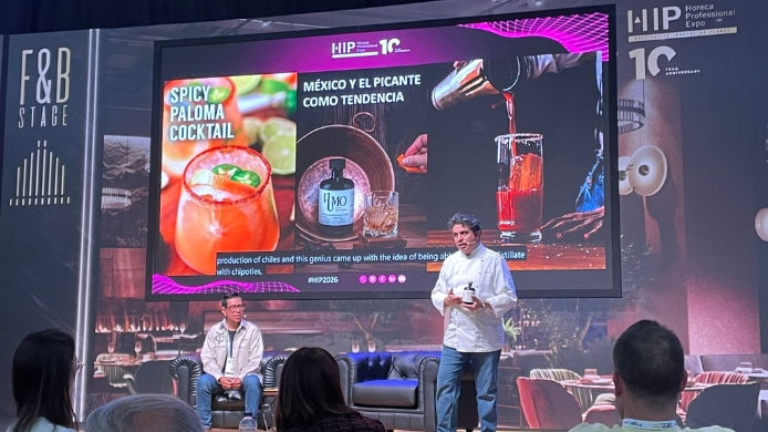 Presentación del licor de picante HUMO en HIP 2026