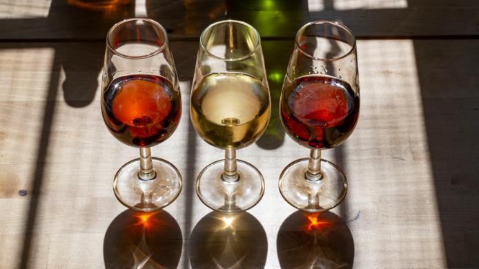 Copas de vino Pedro Ximenez