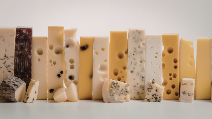 diferentes tipos de queso