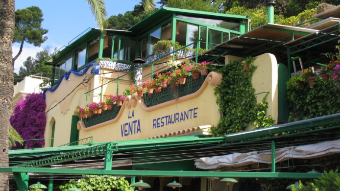 Fachada del Restaurante La Venta Barcelona