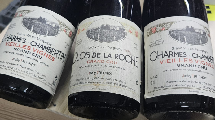 Botellas Borgoña de Jacky Truchot