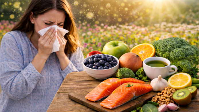 Alimentos para mejorar los síntomas de la alergia primaveral