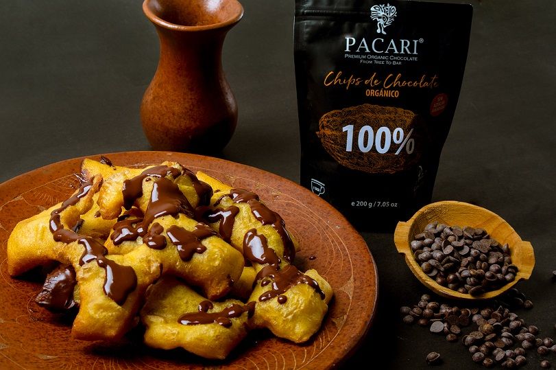 azucar de coco-pristiños-con-miel-de-chocolate