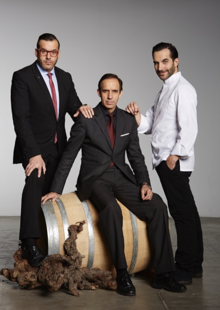 Mario, Rafael y Juan Diego 