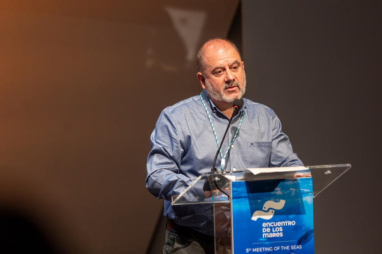 Lope Afonso Hernández, vicepresidente primero y consejero Cabildo de Tenerife, en la inauguración del congreso.
