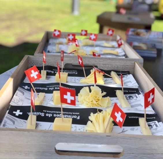 Surtido de degustación en el All Those Food Market 2022 (Barcelona)