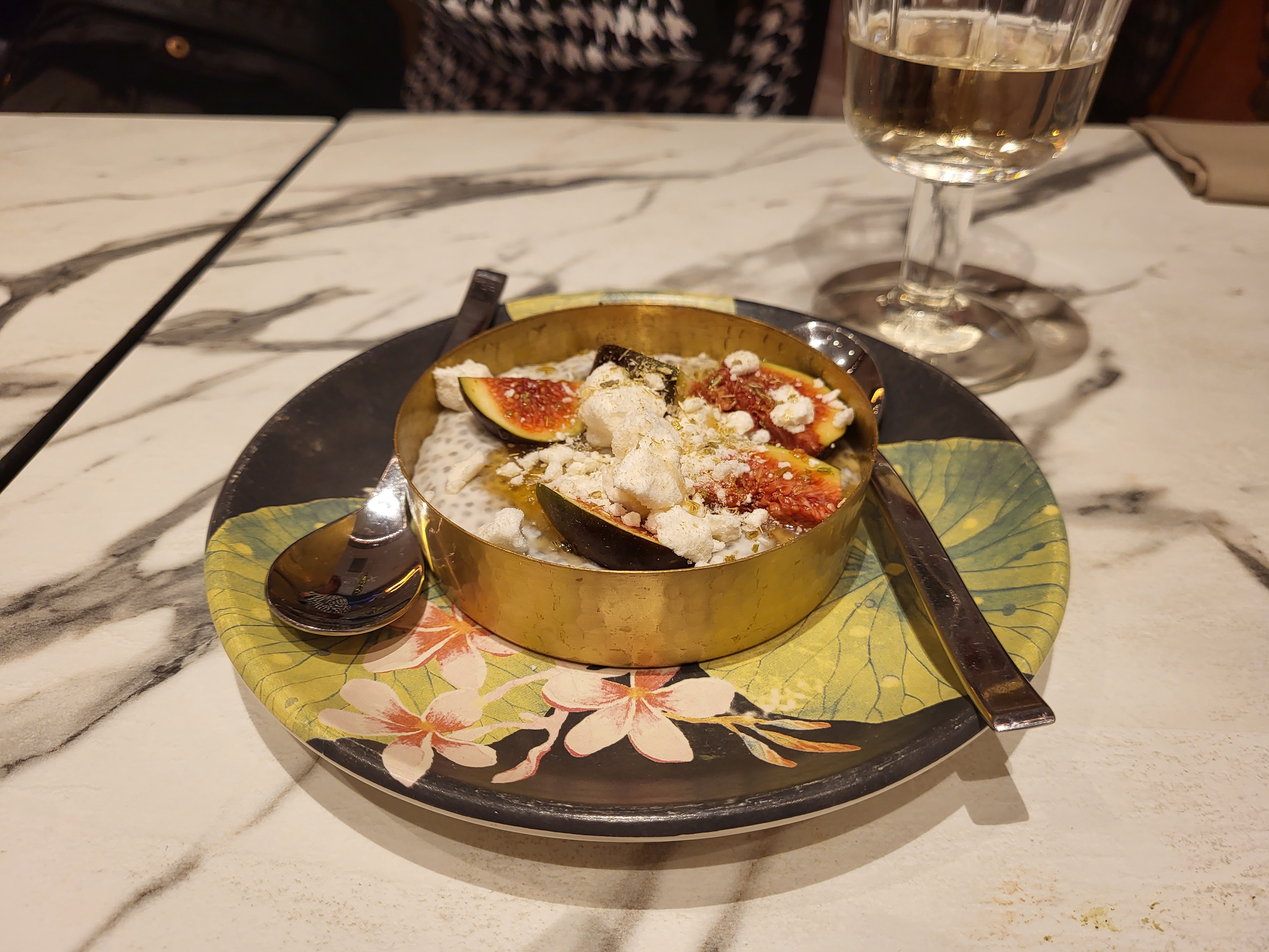 Platos gastronómicos de The Crossing.