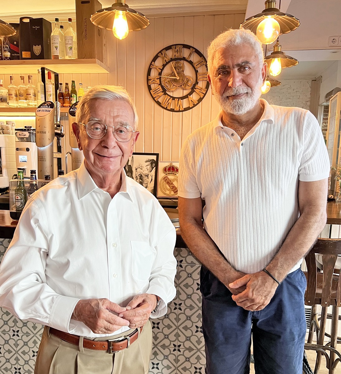 Rafael Ansón con Luis Alberto Kouri