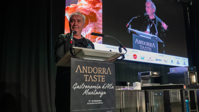 Ferran Adrià, premiado en Andorra Taste