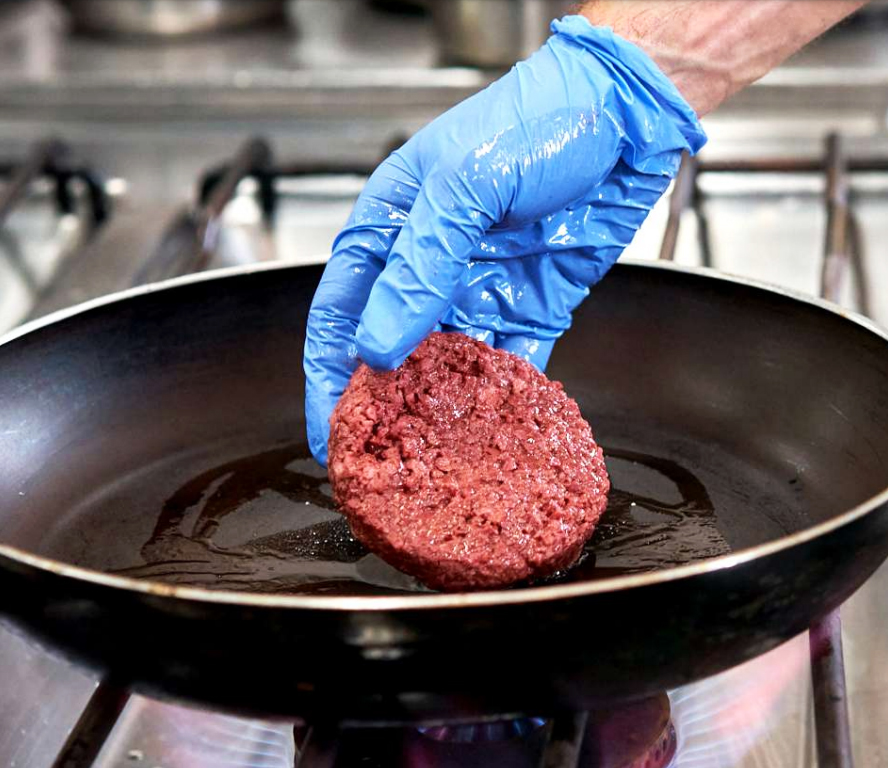 Hamburguesa vegetal de Hello Plant.