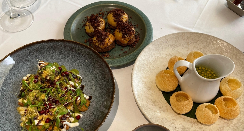 Entrantes restaurante Benares