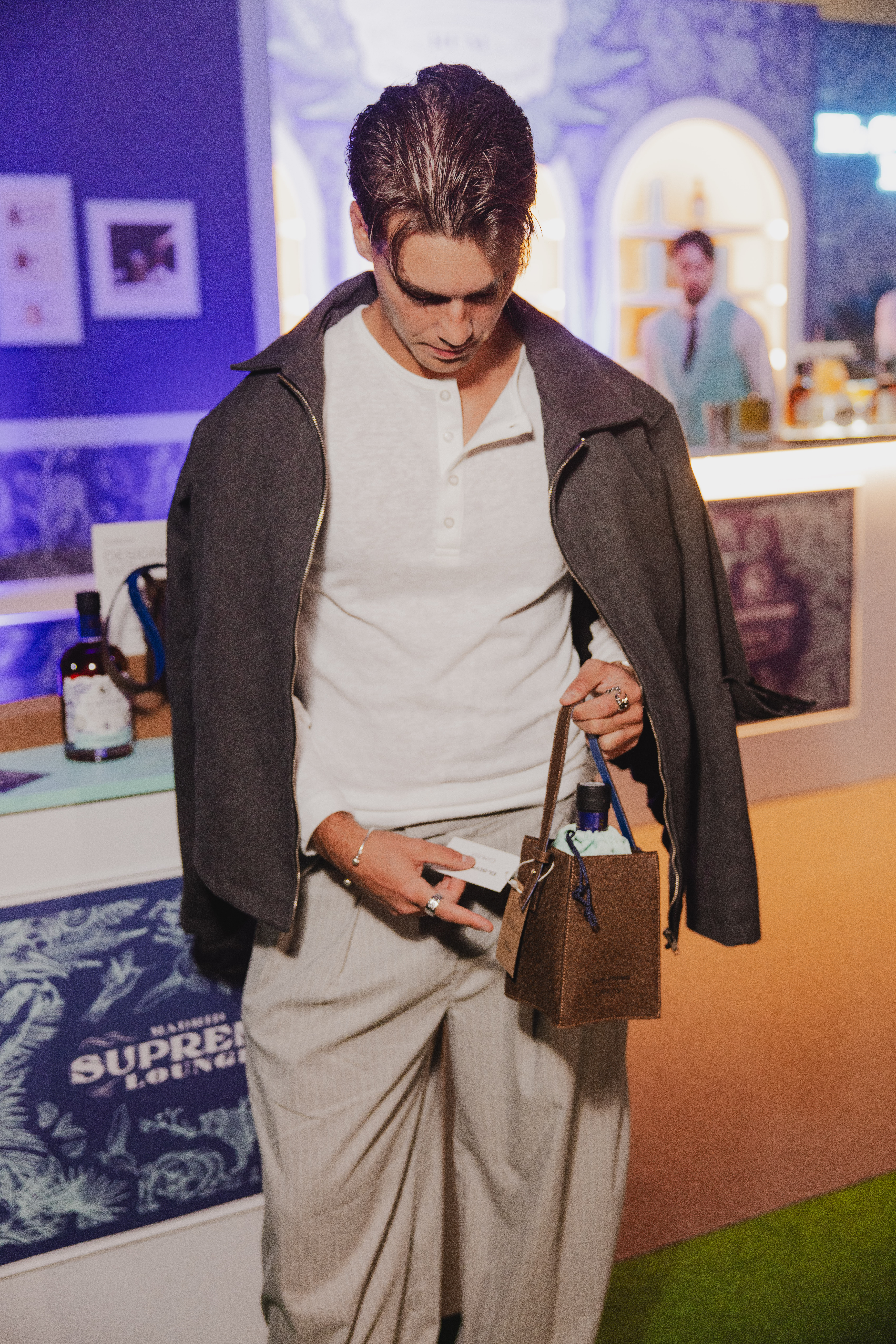 Tanoa Cruz Bag en la Kissing Room De Madrid Fashion Week