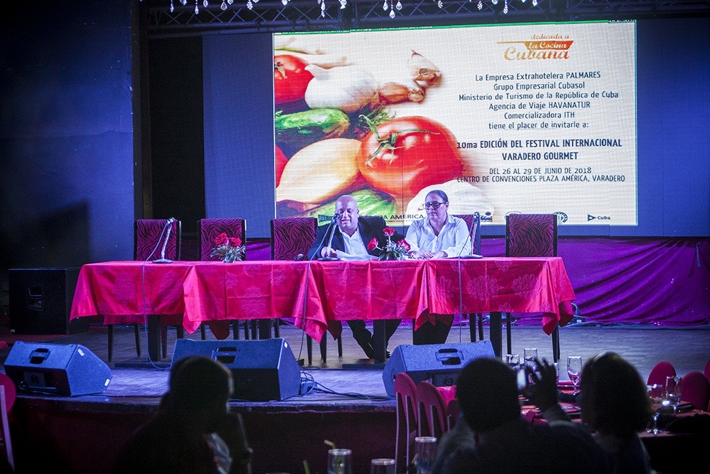 Festival Internacional Varadero Gourmet-Conferencia de Prensa
