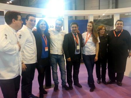 Las tapas de Jaén se muestran como reclamo gastronómico en el stand de Jaén en Fitur 2015