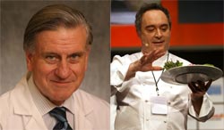 Adrià y Fuster, académicos de número de la Real Academia de Gastronomía