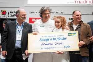 Almudena Conde, de la Escuela de hostelería de sevilla,  gana el Concurso “Escoge a tu Pinche”, de Makro